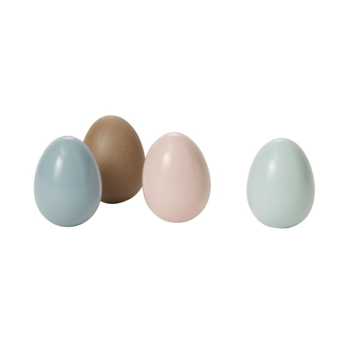 Design Shop Multicolor Spritz Egg - Set of 4 Pastels, 1.75" X 2".