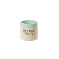 Design Shop Mint Spritz Easter Pot Be Hoppy, 3.5" X 3.25".