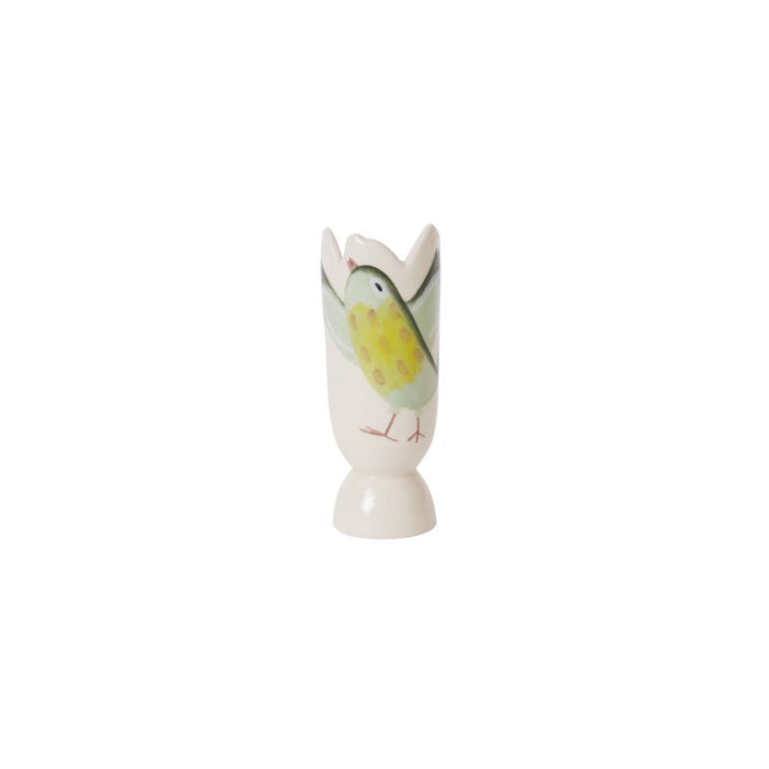Design Shop White Celebrate Spring Collection Bird Vase, 2.25" X 6", Set of 4.