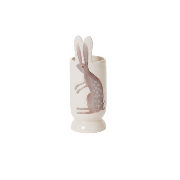 Design Shop White Celebrate Spring Collection Bunny Vase, 3" X 8", Set of 4.
