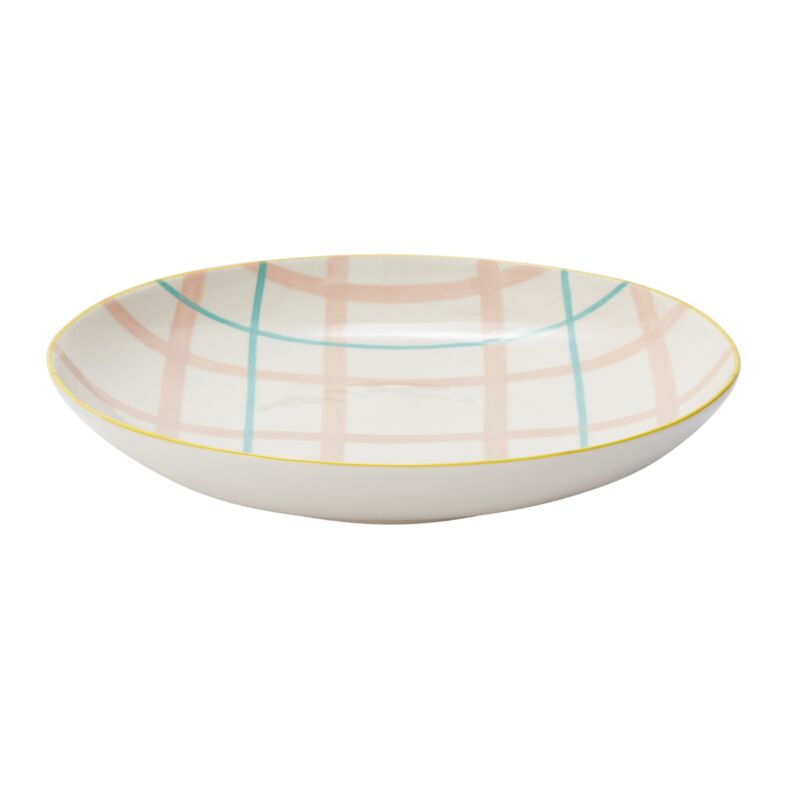 Design Shop Multicolor Bertie Tabletop Collection Serving Dish, 12" X 2", Set of 2.