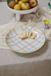 Design Shop Multicolor Bertie Tabletop Collection Serving Dish, 12" X 2", Set of 2.