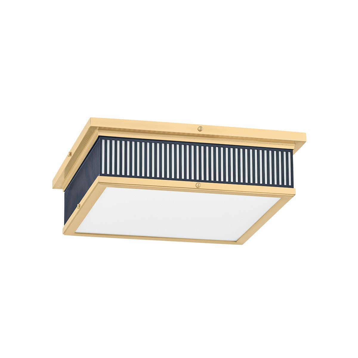 Hudson Valley - MDS1900-AGB/DBL - LED Flush Mount - Ashdown - Aged Brass