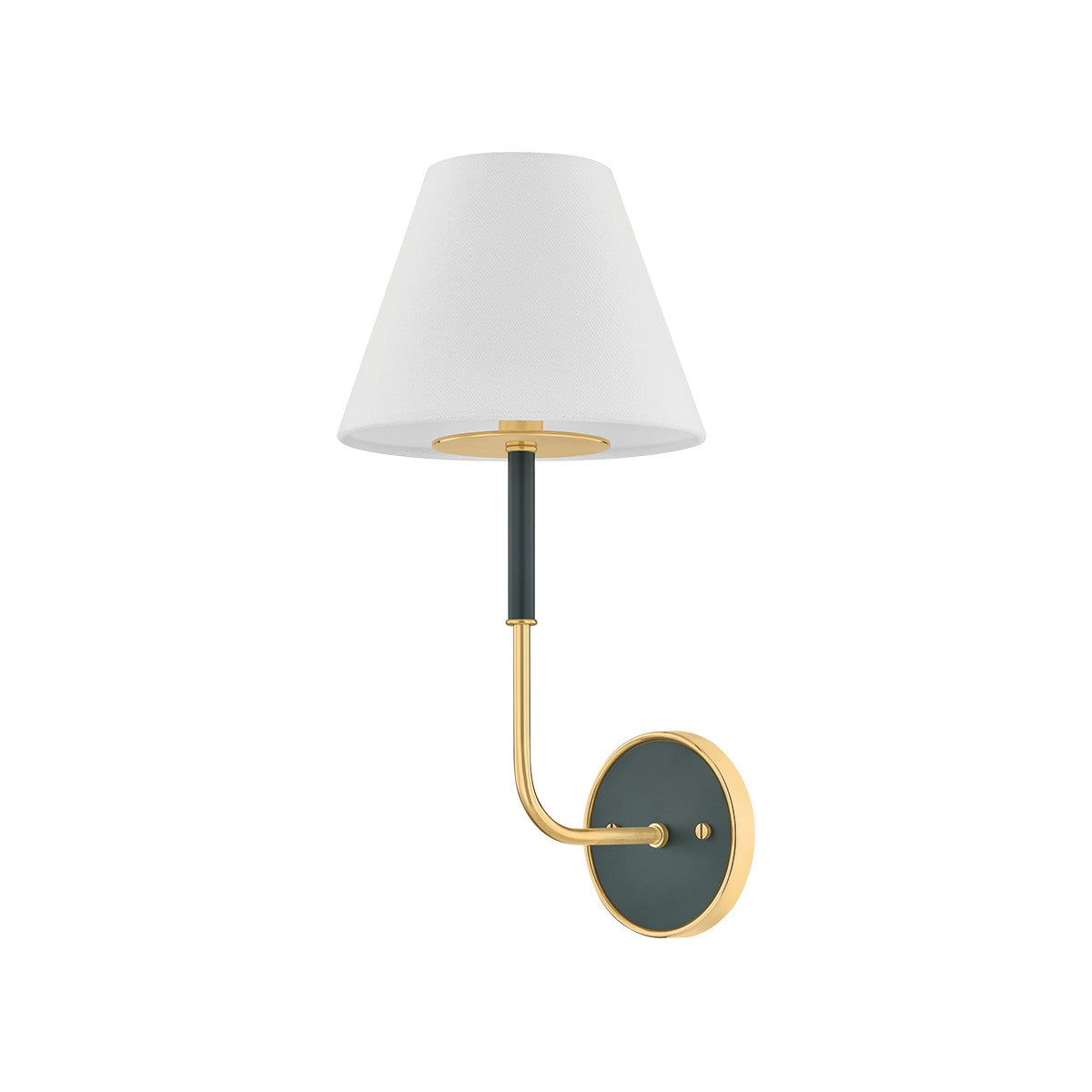 Hudson Valley - MDS2200-AGB/SSG - One Light Wall Sconce - Wedgewood - Aged Brass