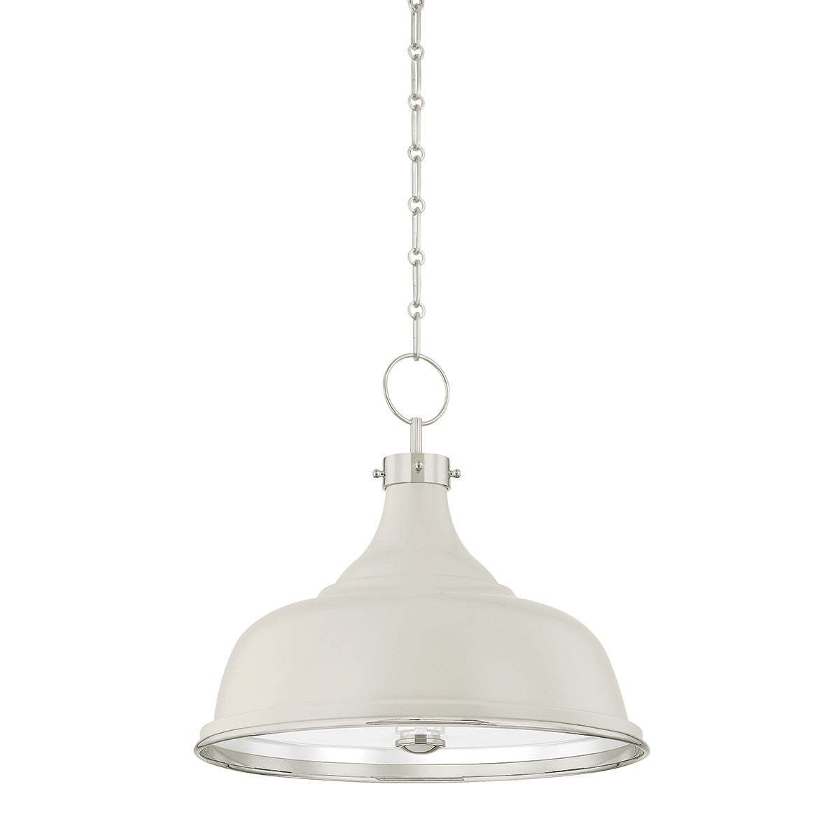 Hudson Valley - MDS300-PN/OW - Three Light Pendant - Painted No. 1 - Polished Nickel