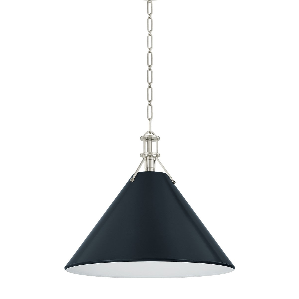 Hudson Valley - MDS352L-PN/DBL - One Light Pendant - Painted No. 2 - Polished Nickel