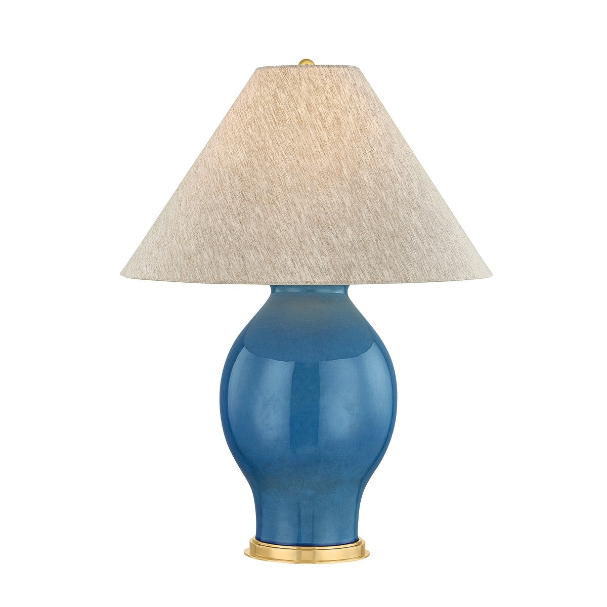 Hudson Valley - MDSL2600-AGB/CFB - One Light Table Lamp - Westhorpe - Aged Brass