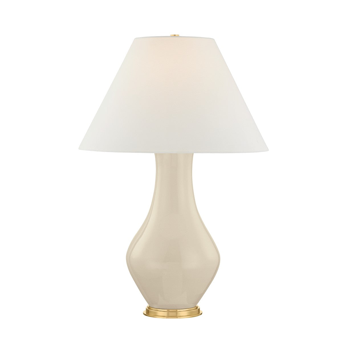 Hudson Valley - MDSL2700-AGB/CFM - One Light Table Lamp - Hanslope - Aged Brass