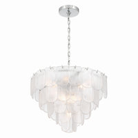 Artcraft - AC12052CR - 12 Light Chandelier - Bianca - Polished Nickel, Crystalline
