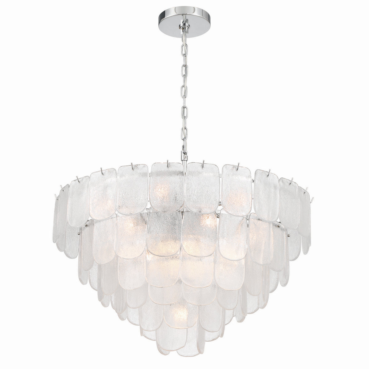 Artcraft - AC12053CR - 19 Light Chandelier - Bianca - Polished Nickel, Crystalline