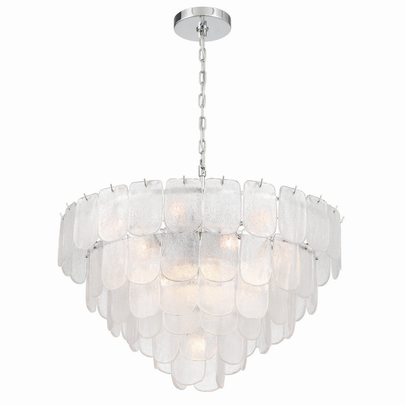 Artcraft - AC12053CR - 19 Light Chandelier - Bianca - Polished Nickel, Crystalline