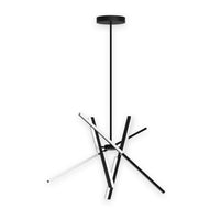 Artcraft - AC7708BK - LED Pendant - Stix - Black