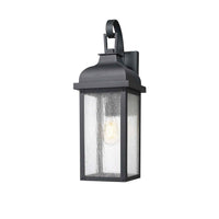 Artcraft - AC8180BK - One Light Outdoor Wall Sconce - Madrid - Black
