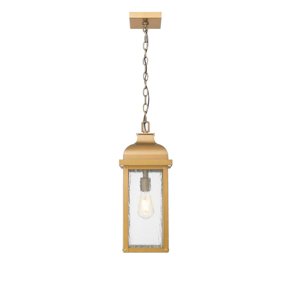 Artcraft - AC8185WB - One Light Outdoor Pendant - Madrid - Weathered Brass
