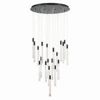 Artcraft - AC12140BK - LED Chandelier - Celine - Brass
