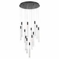 Artcraft - AC12143BK - LED Chandelier - Celine - Black