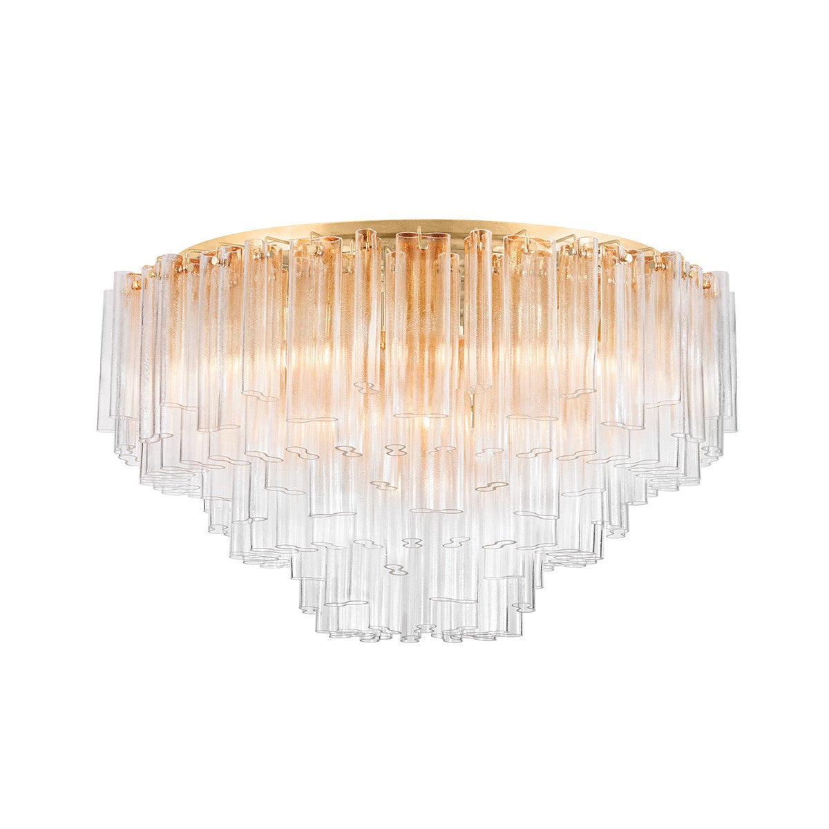 Corbett Lighting - 502-48-VGL - 39 Light Semi Flush Mount - Varenna - Vintage Gold Leaf