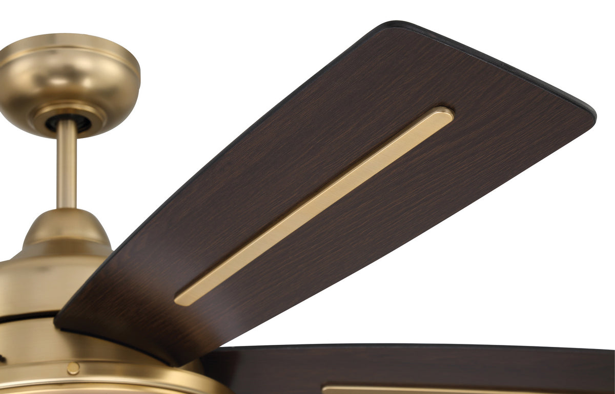 Craftmade - DRW54SB5-NWF - 54" Ceiling Fan - Drew 54" Ceiling fan, no Wifi - Satin Brass