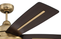 Craftmade - DRW54SB5-NWF - 54" Ceiling Fan - Drew 54" Ceiling fan, no Wifi - Satin Brass