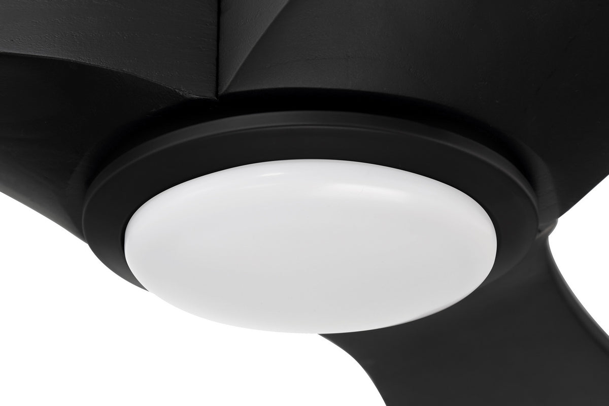 Craftmade - EVY60FB3-NWF - 60" Ceiling Fan - Envy 60" Ceiling Fan, Damp Rated, no Wifi - Flat Black