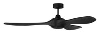 Craftmade - EVY60FB3-NWF - 60" Ceiling Fan - Envy 60" Ceiling Fan, Damp Rated, no Wifi - Flat Black