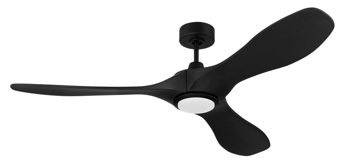 Craftmade - EVY60FB3-NWF - 60" Ceiling Fan - Envy 60" Ceiling Fan, Damp Rated, no Wifi - Flat Black
