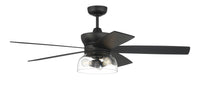 Craftmade - GBN52FB5-NWF - 52" Ceiling Fan - Gibson 52" Ceiling fan no Wifi - Flat Black