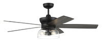 Craftmade - GBN52FB5-NWF - 52" Ceiling Fan - Gibson 52" Ceiling fan no Wifi - Flat Black