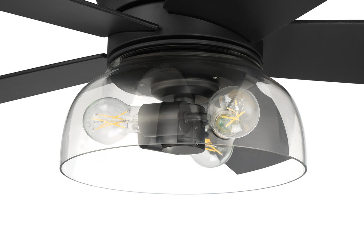 Craftmade - GBN52FB5-NWF - 52" Ceiling Fan - Gibson 52" Ceiling fan no Wifi - Flat Black