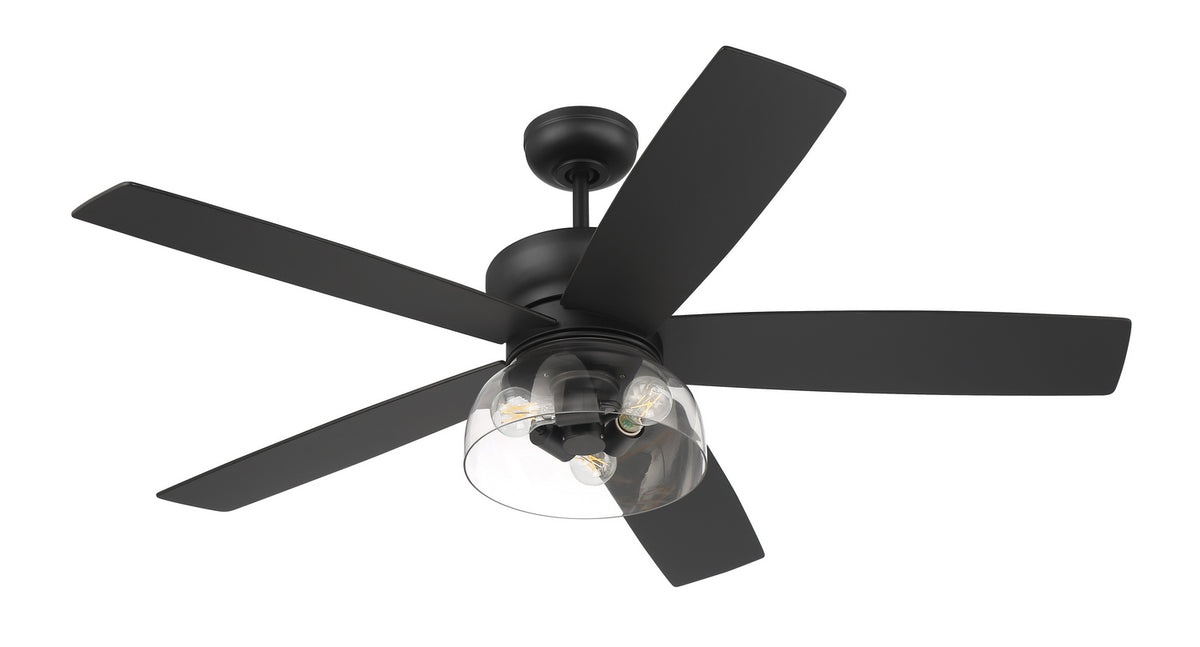 Craftmade - GBN52FB5-NWF - 52" Ceiling Fan - Gibson 52" Ceiling fan no Wifi - Flat Black