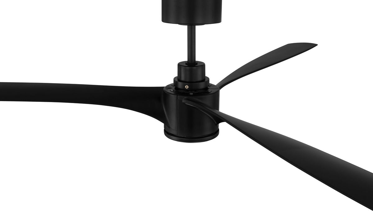 Craftmade - PHB60FB3-NWF - 60" Ceiling Fan - Phoebe 60" Indoor/Outdoor Ceiling fan no Wifi - Flat Black