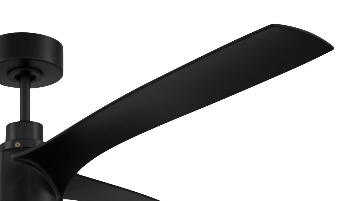 Craftmade - PHB60FB3-NWF - 60" Ceiling Fan - Phoebe 60" Indoor/Outdoor Ceiling fan no Wifi - Flat Black