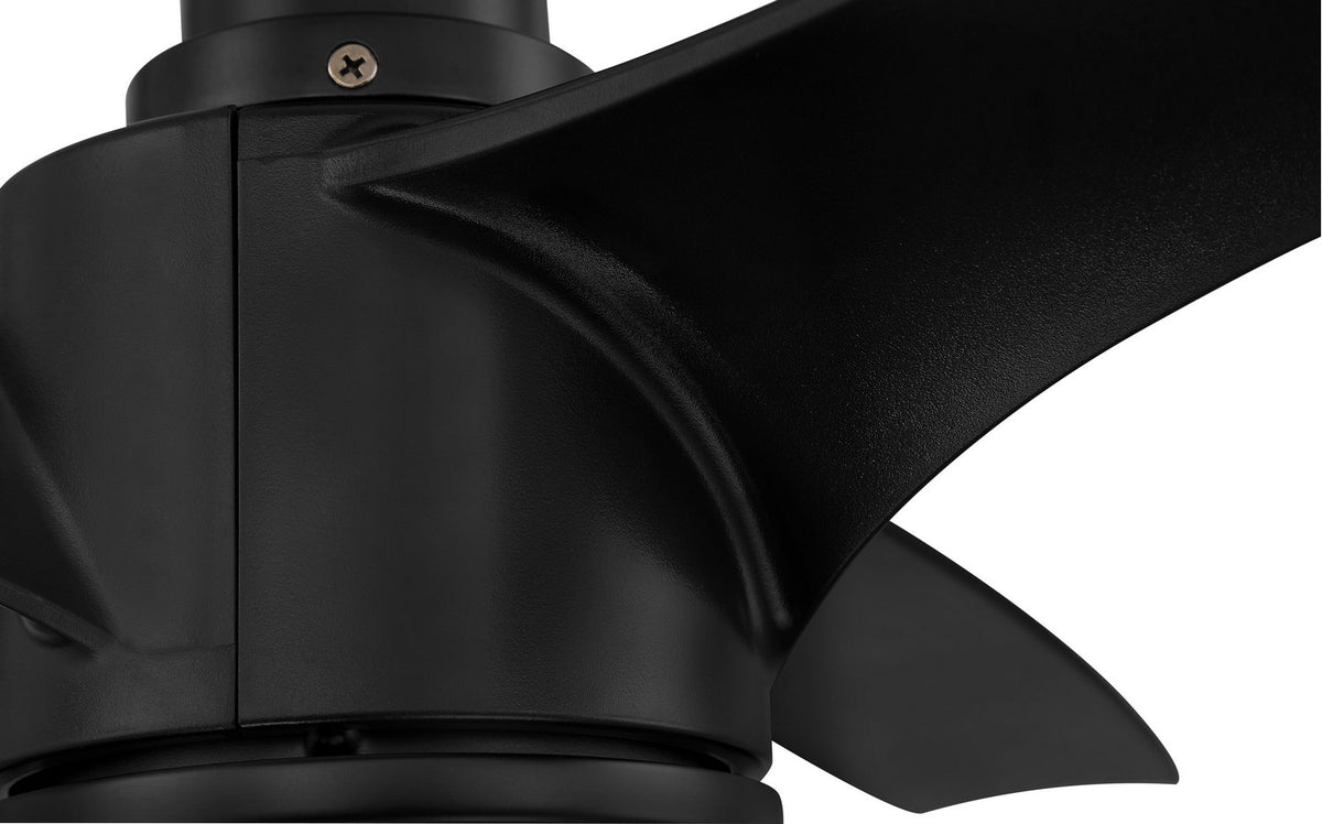 Craftmade - PHB60FB3-NWF - 60" Ceiling Fan - Phoebe 60" Indoor/Outdoor Ceiling fan no Wifi - Flat Black