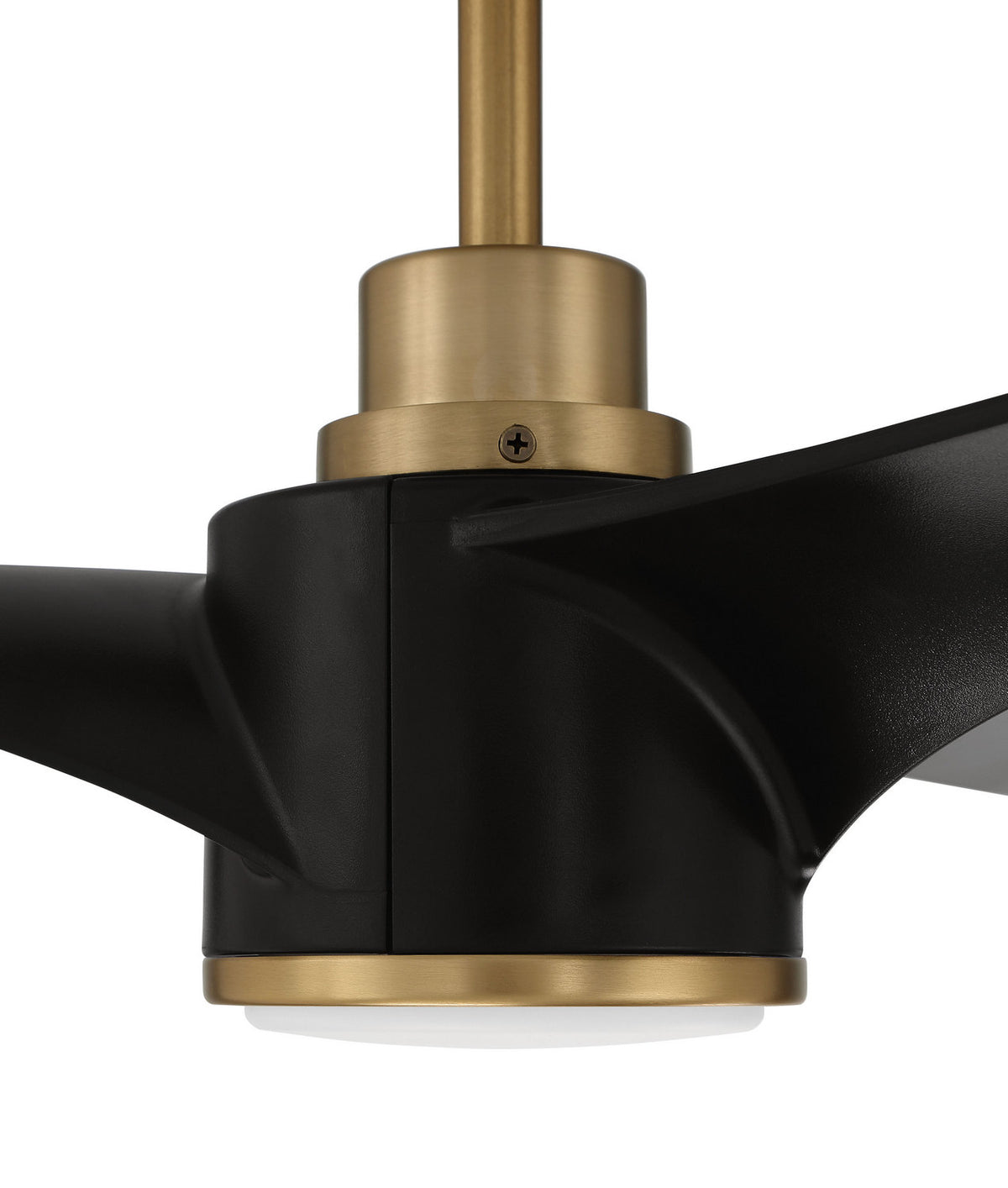 Craftmade - PHB60FBSB3-NWF - 60" Ceiling Fan - Phoebe 60" Indoor Ceiling Fan without Wifi - Flat Black/Satin Brass