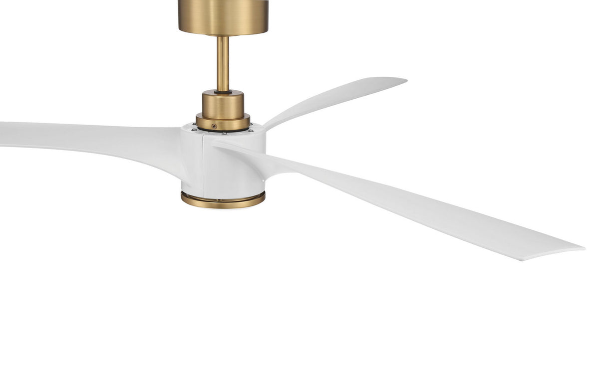 Craftmade - PHB60SB3-NWF - 60" Ceiling Fan - Phoebe 60" Indoor Ceiling Fan without Wifi - Satin Brass