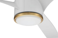 Craftmade - PHB60SB3-NWF - 60" Ceiling Fan - Phoebe 60" Indoor Ceiling Fan without Wifi - Satin Brass
