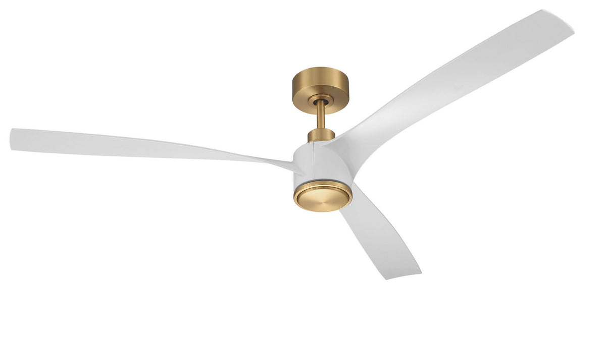 Craftmade - PHB60SB3-NWF - 60" Ceiling Fan - Phoebe 60" Indoor Ceiling Fan without Wifi - Satin Brass