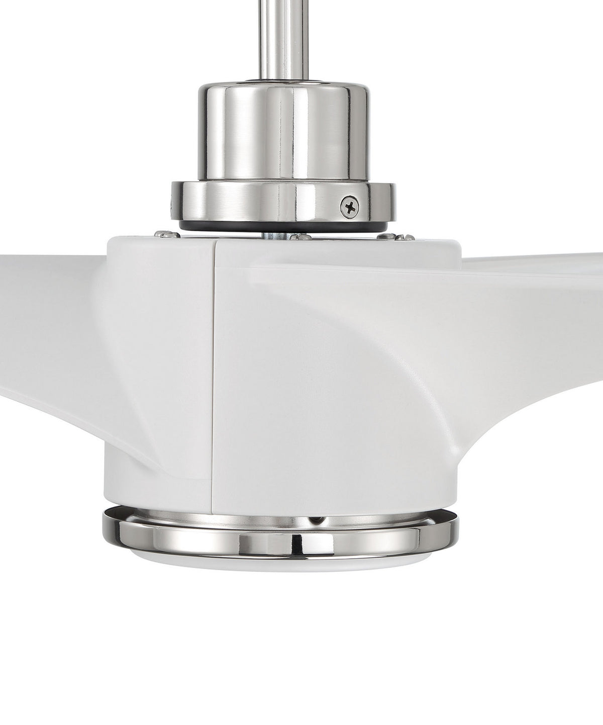 Craftmade - PHB60WPLN3-NWF - 60" Ceiling Fan - Phoebe 60" Indoor Ceiling Fan without Wifi - White/Polished Nickel