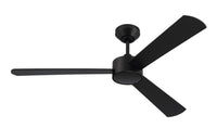 Craftmade - PRV52FB3-NWF - 52" Ceiling Fan - Provision 52" In/Outdoor Fan no Wifi - Flat Black