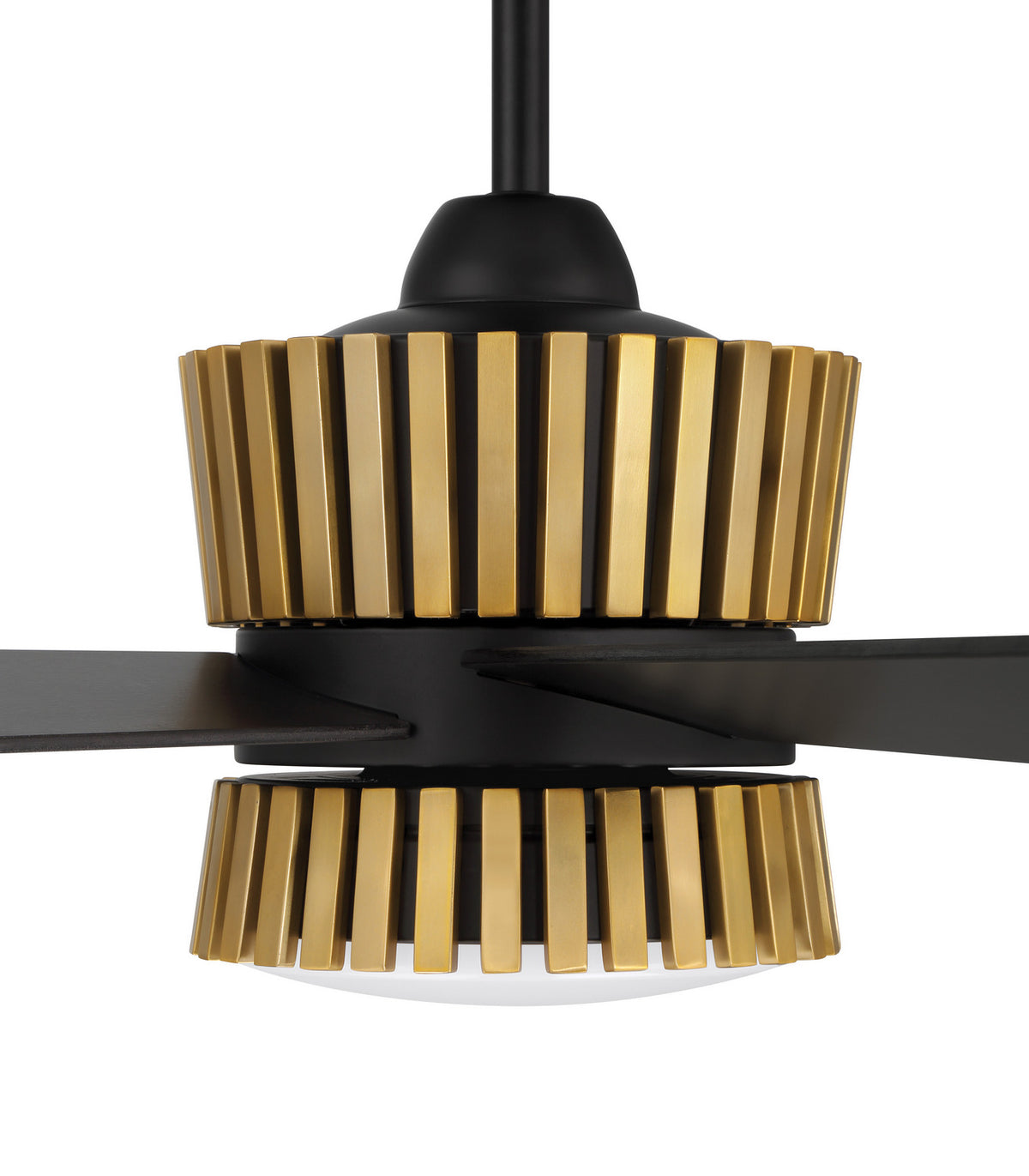 Craftmade - TRY52FBSB5-NWF - 52" Ceiling Fan - Theiry 52" Ceiling Fan no Wifi - Flat Black/Satin Brass