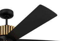 Craftmade - TRY52FBSB5-NWF - 52" Ceiling Fan - Theiry 52" Ceiling Fan no Wifi - Flat Black/Satin Brass