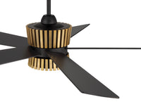 Craftmade - TRY52FBSB5-NWF - 52" Ceiling Fan - Theiry 52" Ceiling Fan no Wifi - Flat Black/Satin Brass