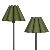Regina Andrew - 13-1691BB-GRN - Two Light Table Lamp - Polly - Blackened Brass
