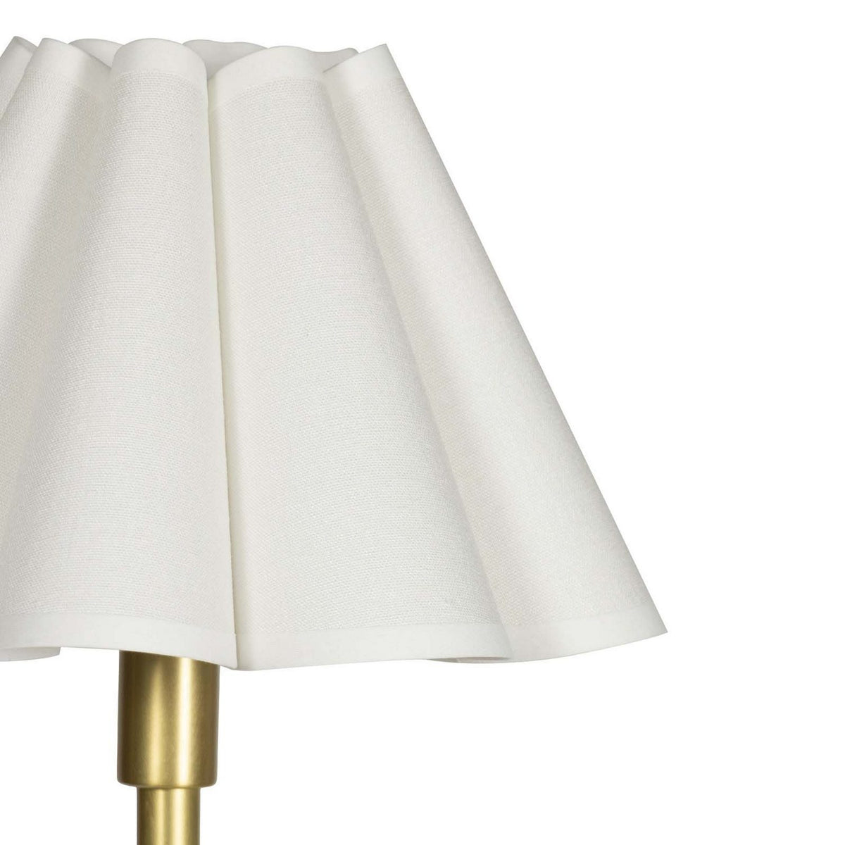 Regina Andrew - 13-1691NB-WT - Two Light Table Lamp - Polly - Natural Brass