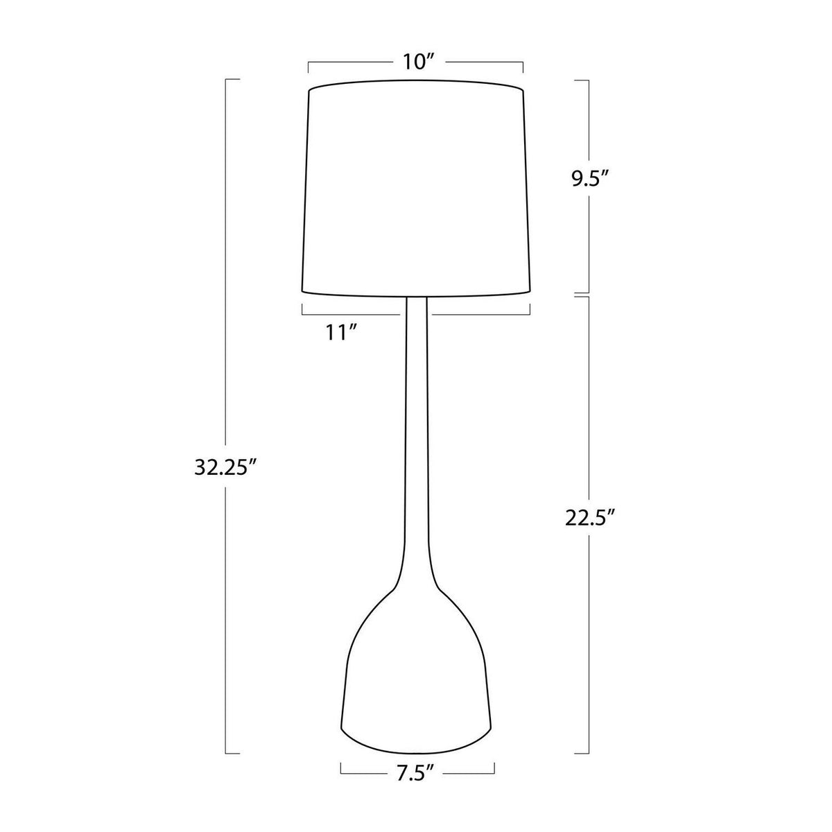 Regina Andrew - 13-1717ORB - One Light Table Lamp - Logan - Oil Rubbed Bronze