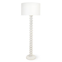 Regina Andrew - 14-1020WT - One Light Floor Lamp - Fishbone - White