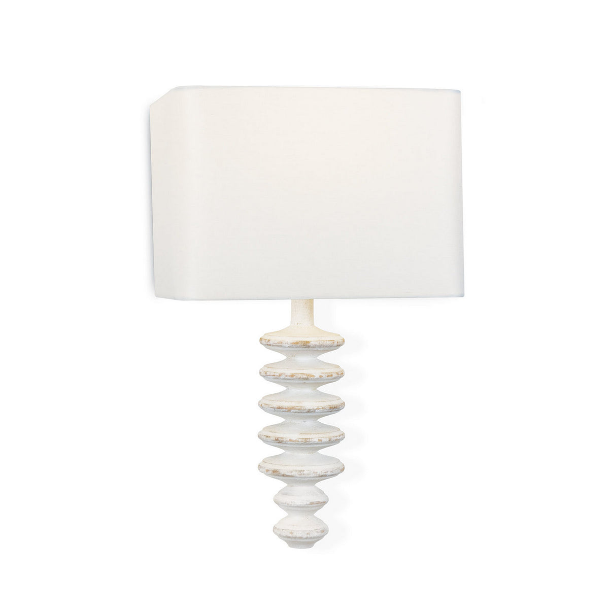 Regina Andrew - 15-1051WT - One Light Wall Sconce - Fishbone - White