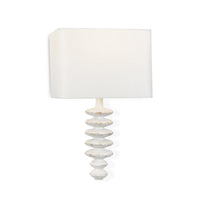 Regina Andrew - 15-1051WT - One Light Wall Sconce - Fishbone - White