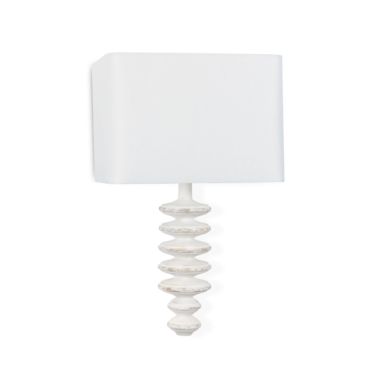 Regina Andrew - 15-1051WT - One Light Wall Sconce - Fishbone - White