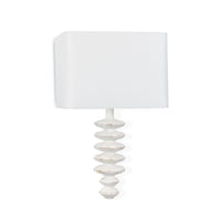 Regina Andrew - 15-1051WT - One Light Wall Sconce - Fishbone - White
